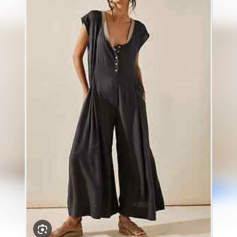 Free People Jet Set Life Jumpsuit